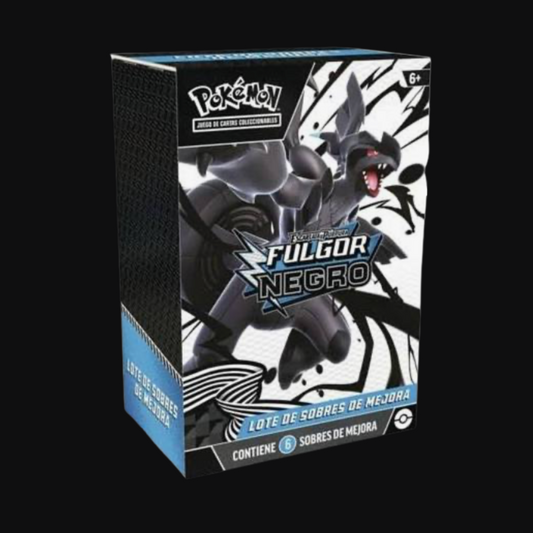 Pokémon Fulgor Negro – Lote de 6 Sobres de Mejora [Escarlata & Púrpura]