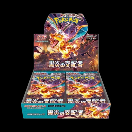 Pokémon – Caja de Sobres Japonesa Black Flame (SV3) - IRON SILK CARDS