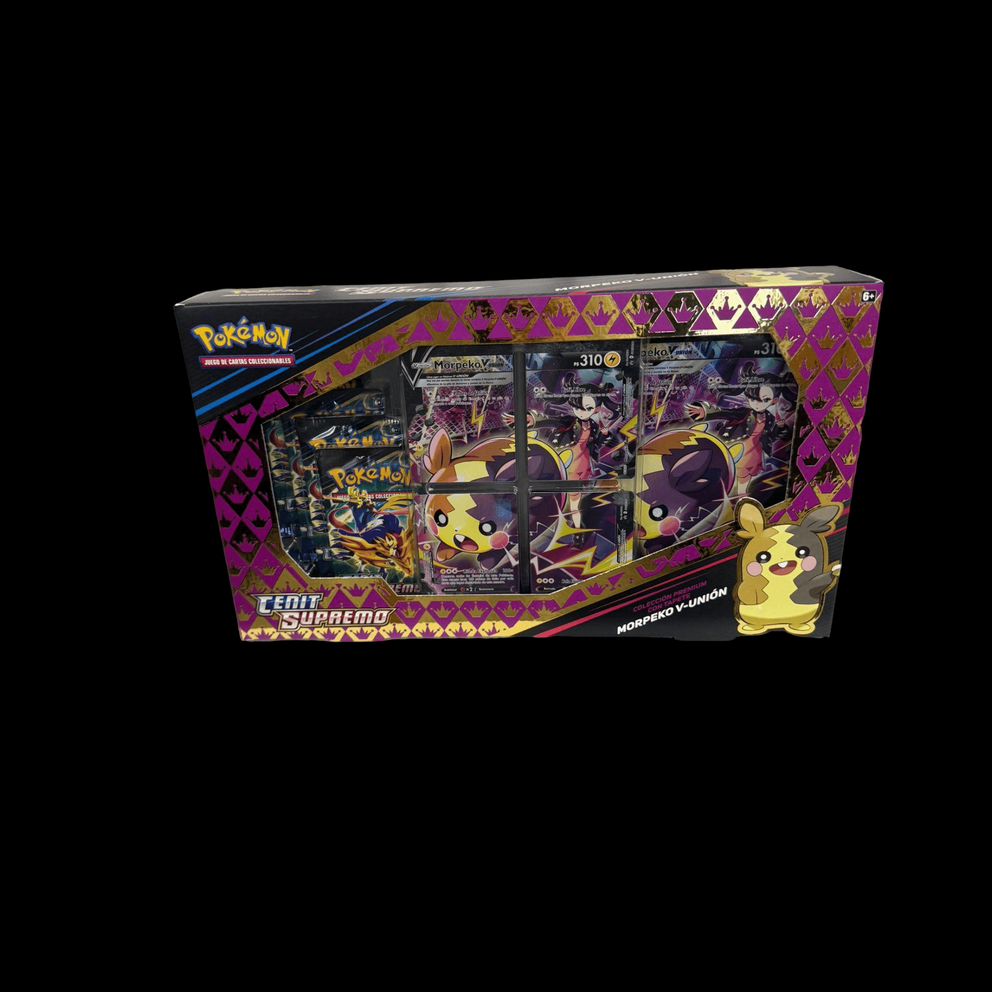 Pokémon – Colección Premium Morpeko V - UNIÓN (Cenit Supremo) - IRON SILK CARDS