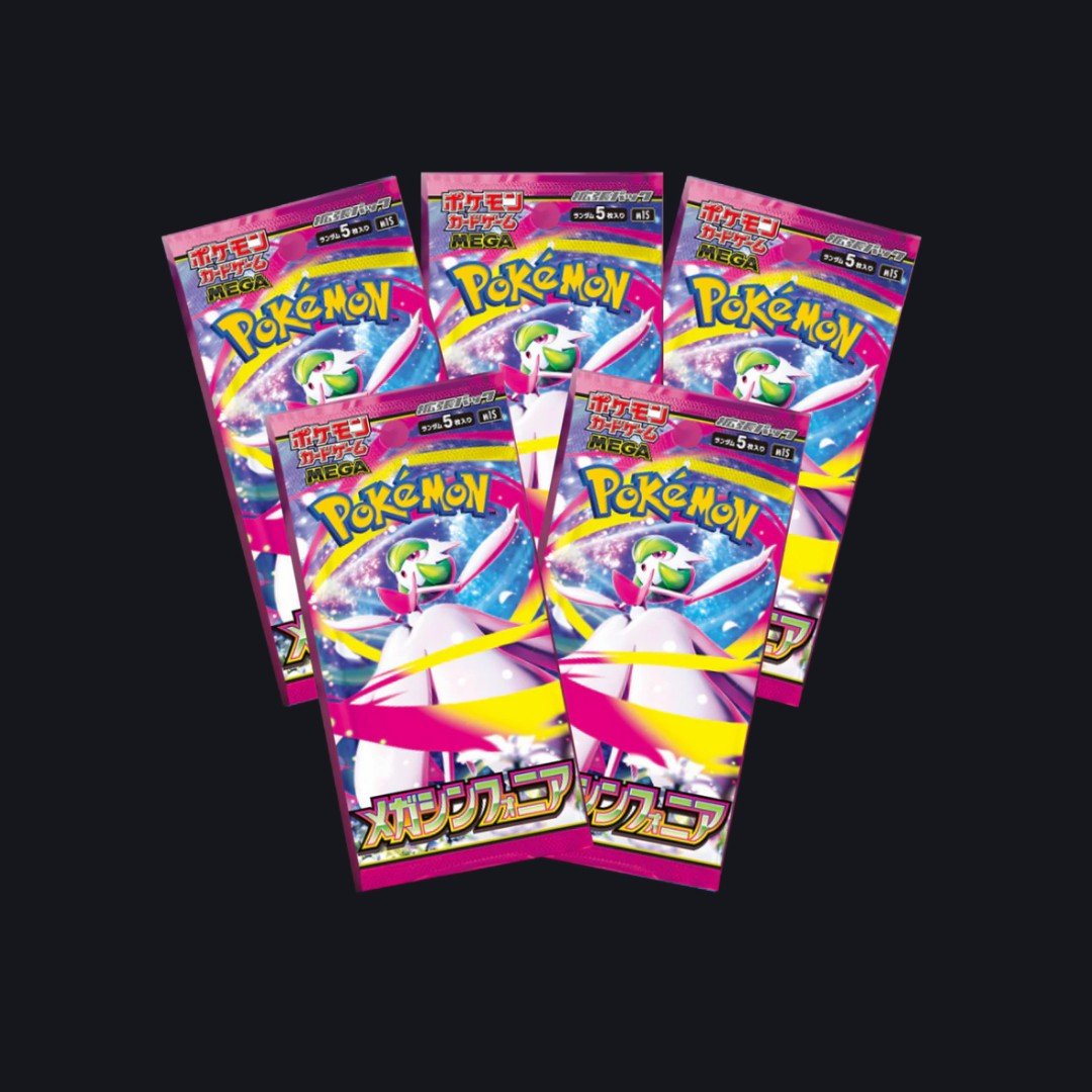 Pokémon – Pack de 5 Sobres Japoneses Mega Gardevoir [Importación] - IRON SILK CARDS