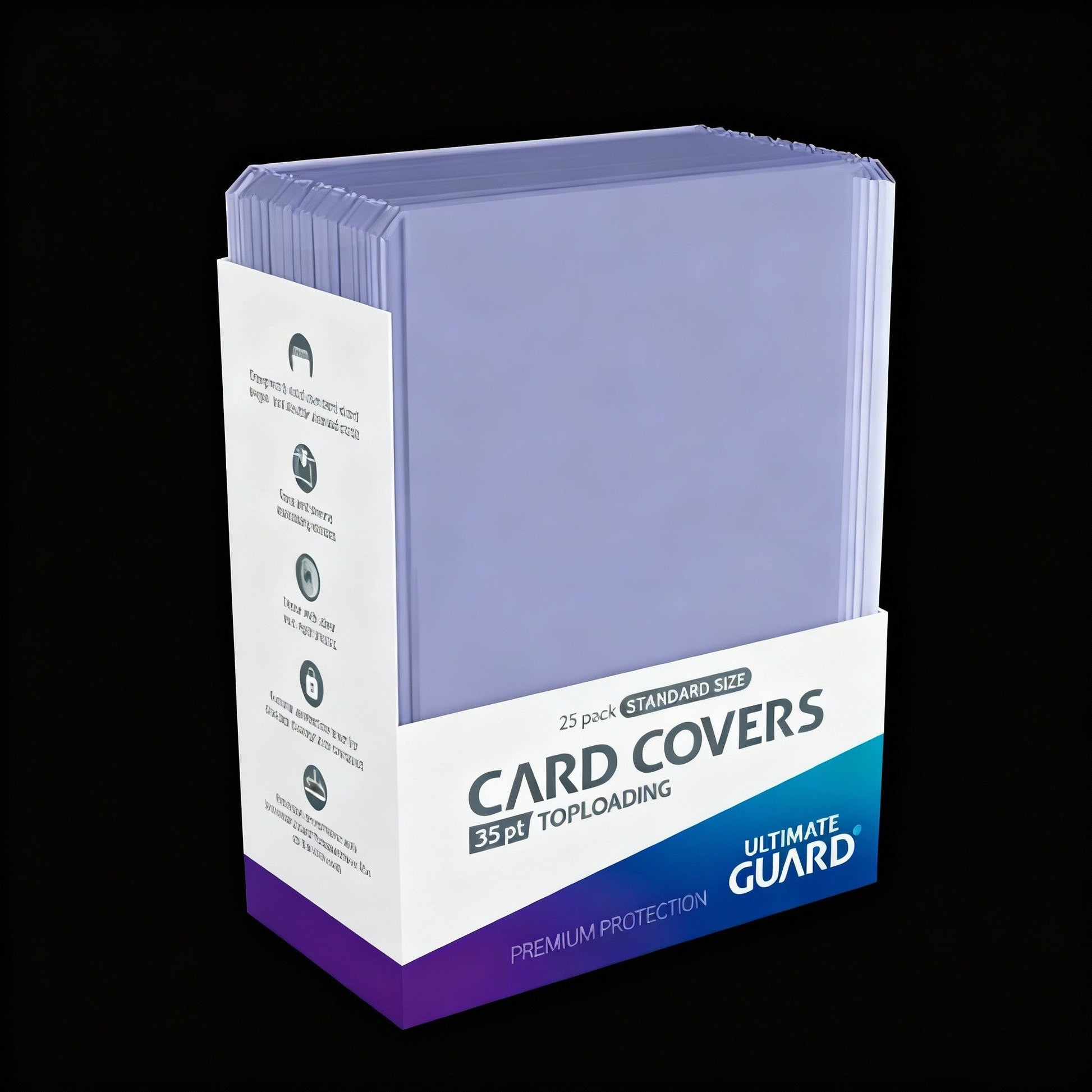 Toploader Ultimate Guard 25 unidades - IRON SILK CARDS